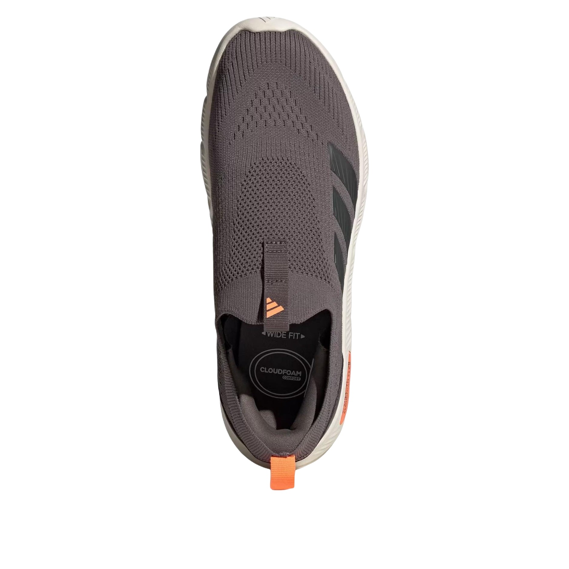 adidas Cloudfoam Flex Sock Shoes 'Charcoal Carbon Dusky Orange' KK3487