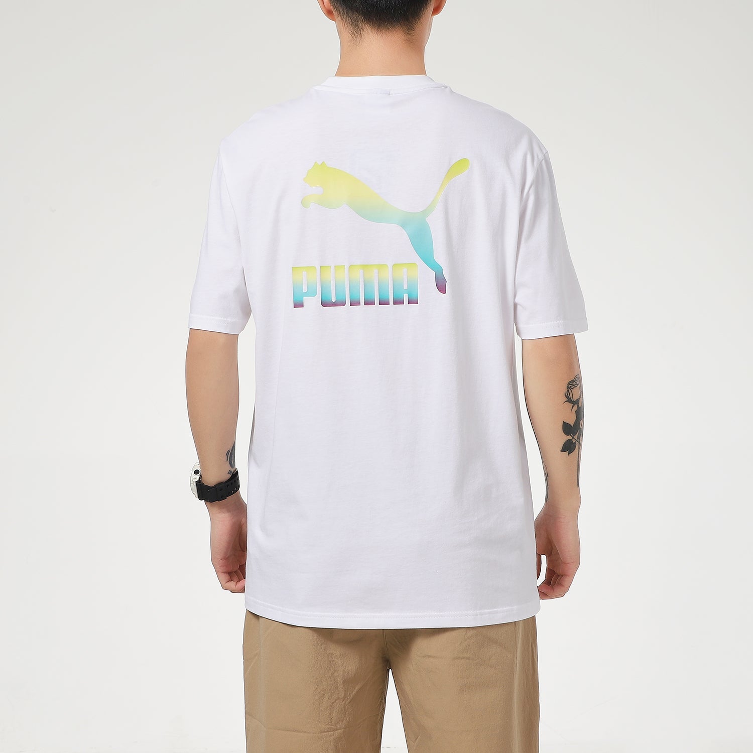 PUMA Classic Logo Tee 'White' 534095-52