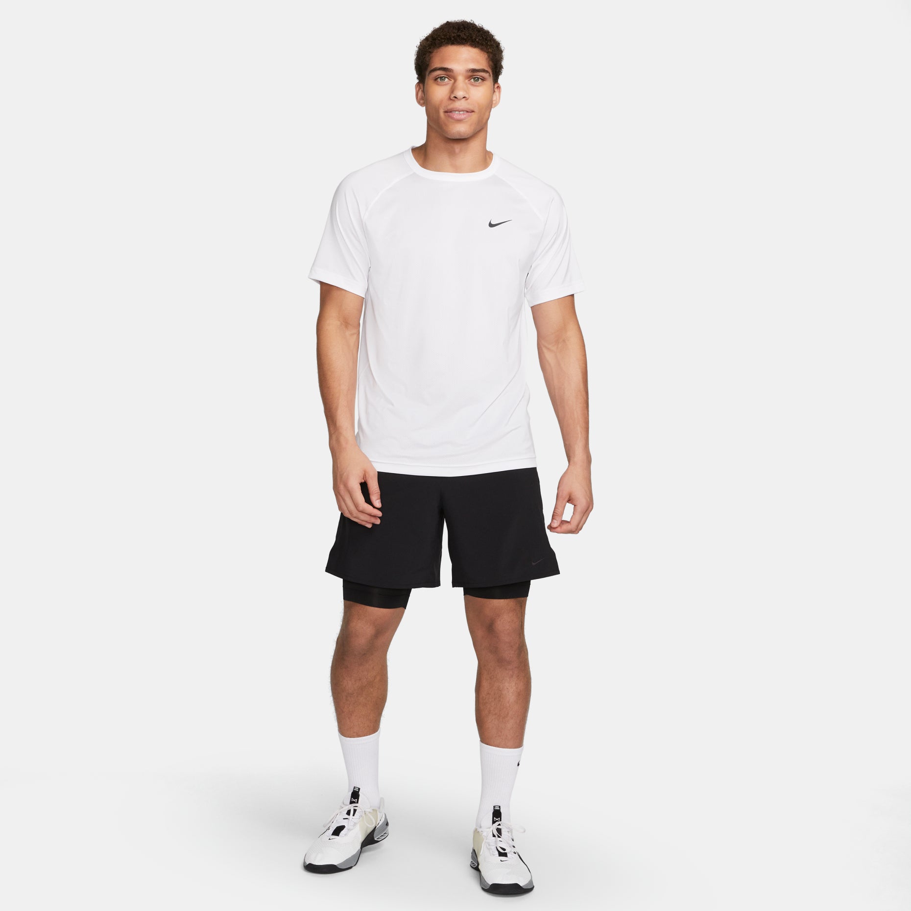 Nike Dri-FIT Ready T-Shirt Asia Sizing 'White' DV9816-100