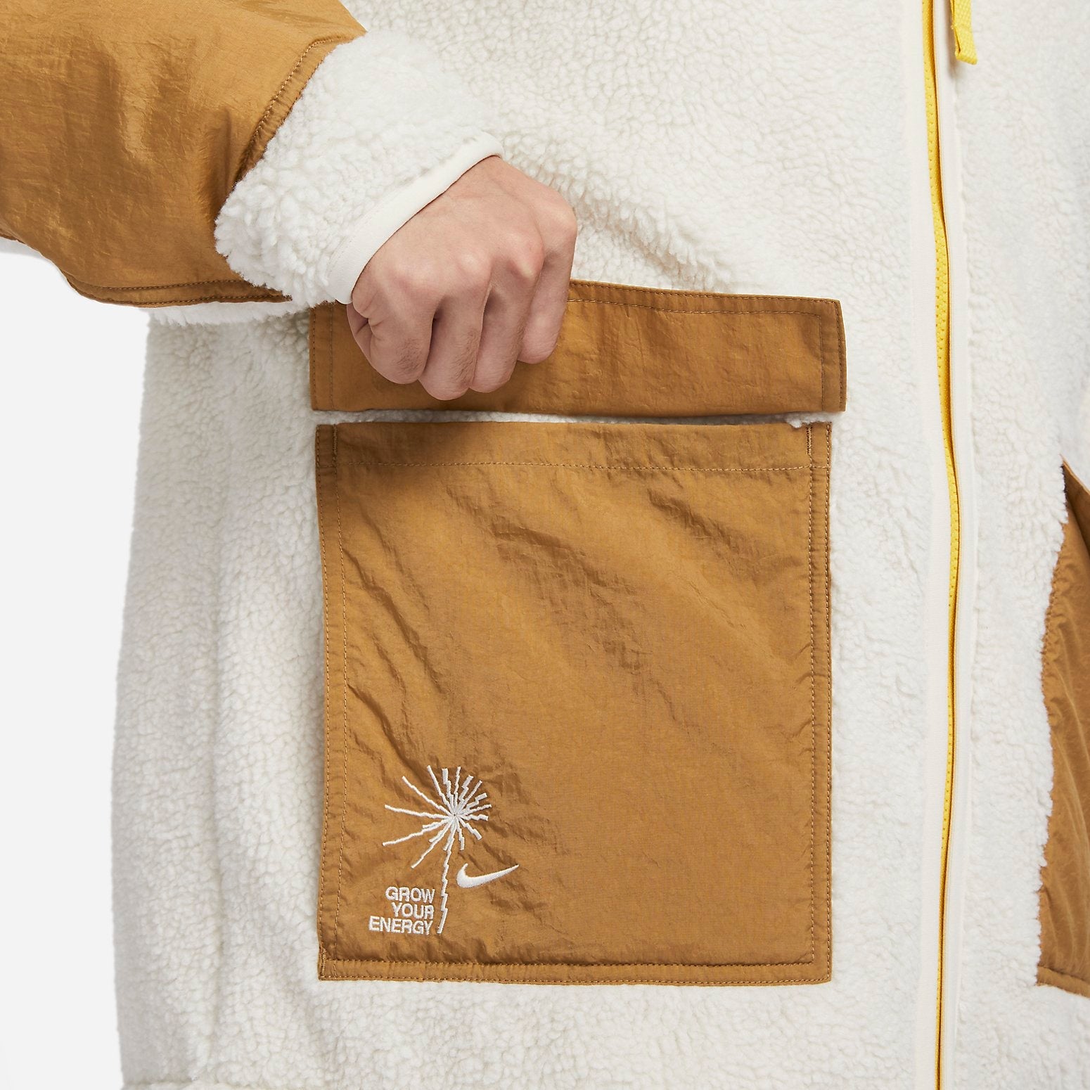 Nike Sportswear Essentials Sherpa Jacket 'White' FV4022-072