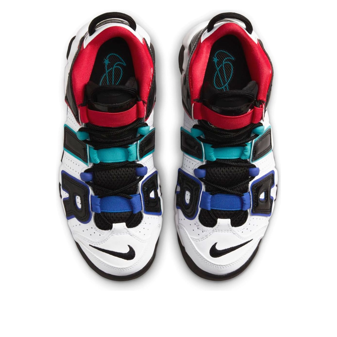 (GS) Nike Air More Uptempo CL 'White Black Royal Red' FV0838-100