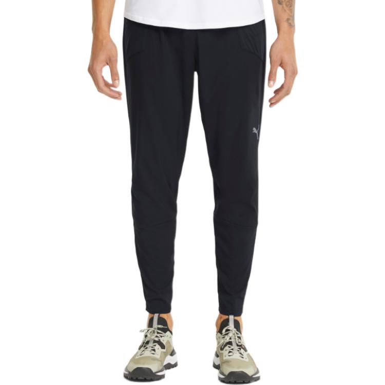 PUMA Run Tapered Woven Pant 'Black' 521404-01