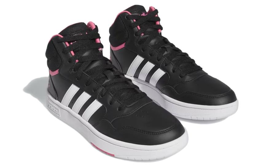 (WMNS) adidas Hoops 3.0 Mid 'Black Pink Fusion' IG7896