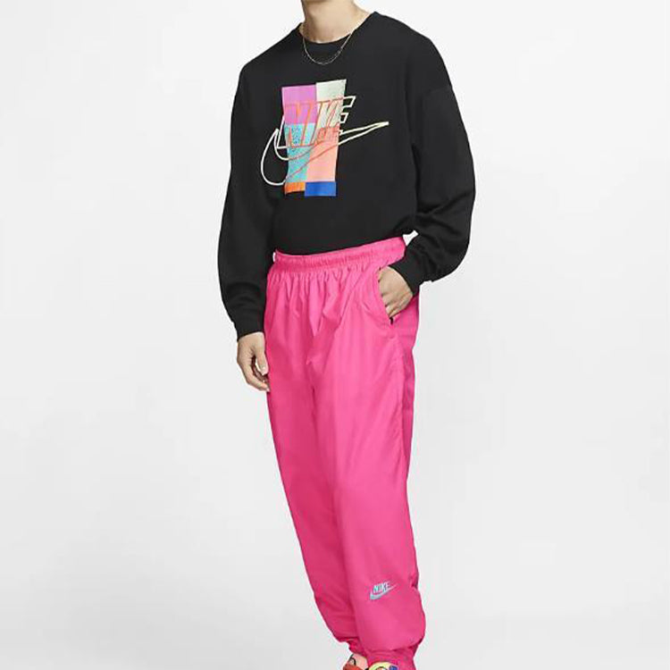 Nike x Atmos Jointly Signed Printing Round Collar Long Sleeve T-Shirt Men's CI3200-010
