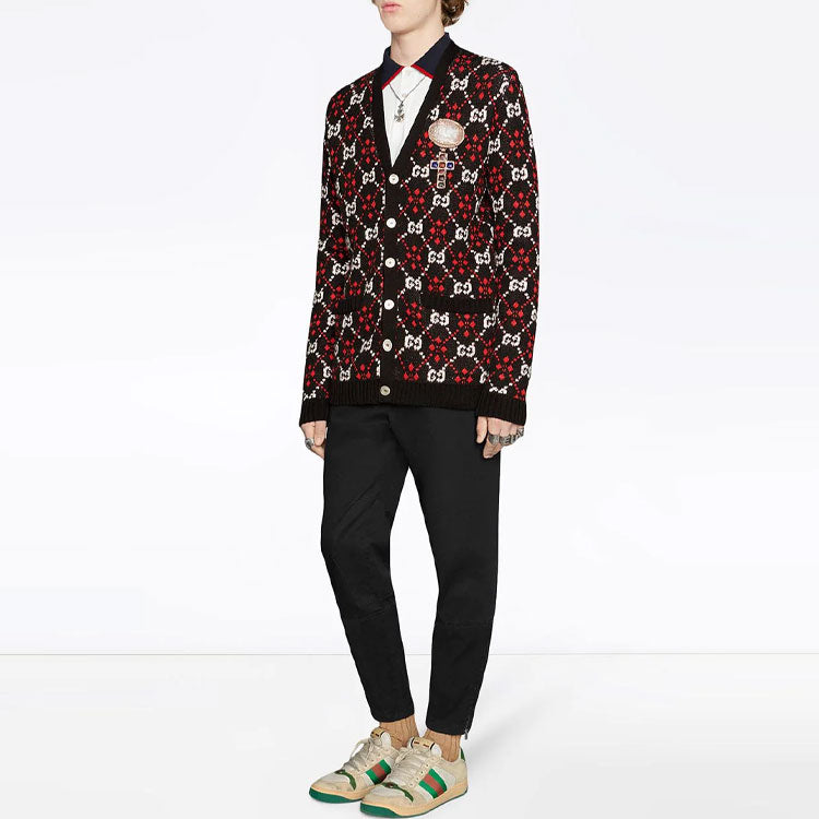 Gucci Cotton Jersey Polo With Gucci Stripe 'White' 545784-XJAG4-9061