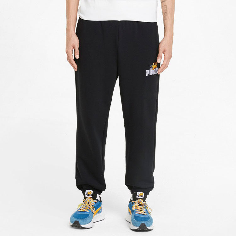 PUMA x GARFIELD Sweatpants 'Black' 534436-01