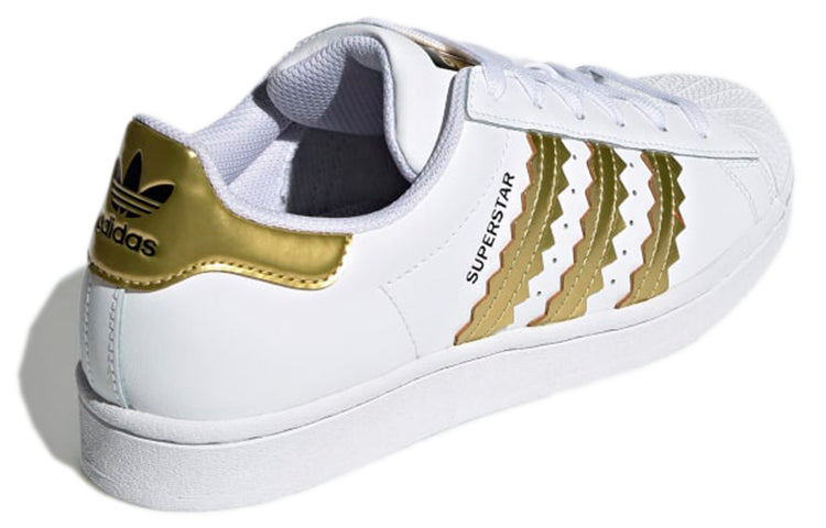 (WMNS) adidas Superstar 'White Matte Gold' H03915