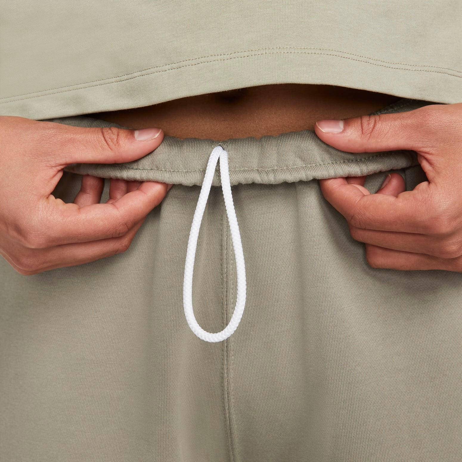 (WMNS) Nike Solo Swoosh Sweatpants 'Light Army Olive' CW5565-320