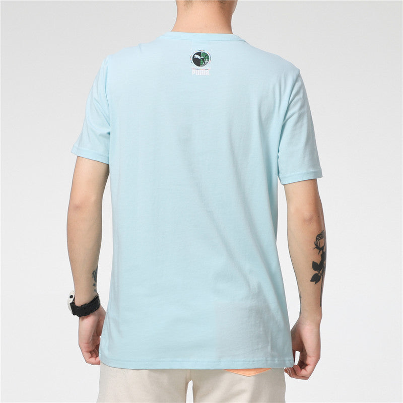 PUMA Graphic T-Shirt 'Blue Black' 531307-50