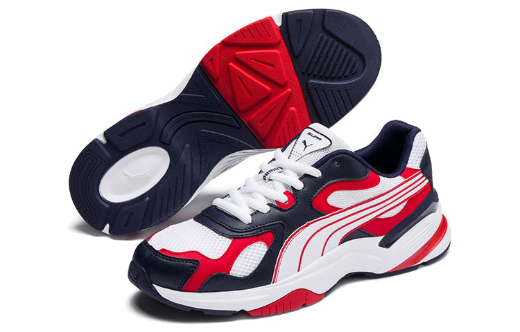 PUMA Axis SUPR 'White Peacoat Red' 370766-02