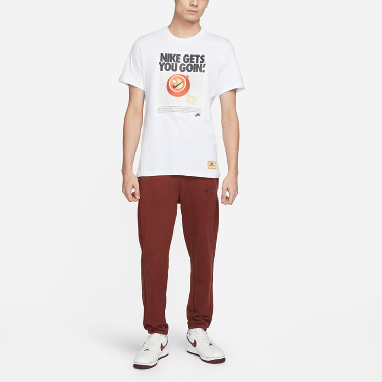 Nike front graphic logo printed T-shirt 'White' DX1074-100