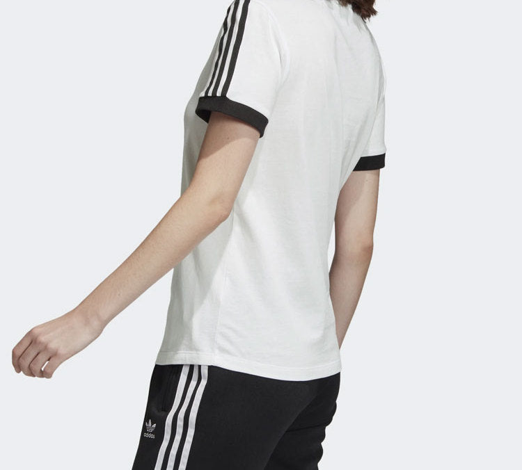 (WMNS) adidas originals 3 STR TEE Sports Short Sleeve White ED7483