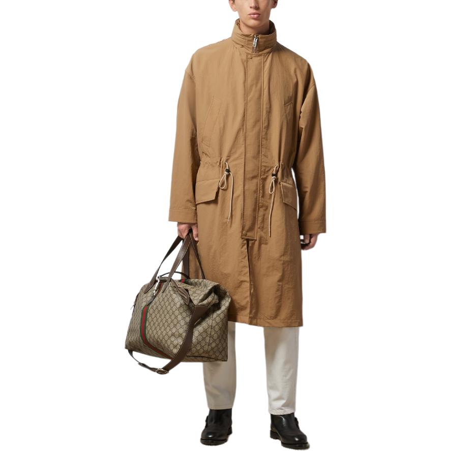 Gucci Ripstop Nylon Jacket With GG 'Camel' 762598-ZAPBR-2602