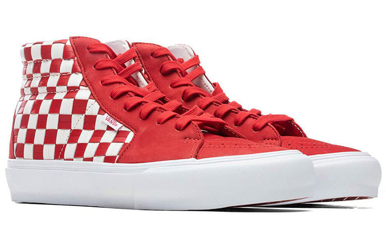Vans Style 38 'Leather Woven - Red Blanc' VN0A5JIY9JD