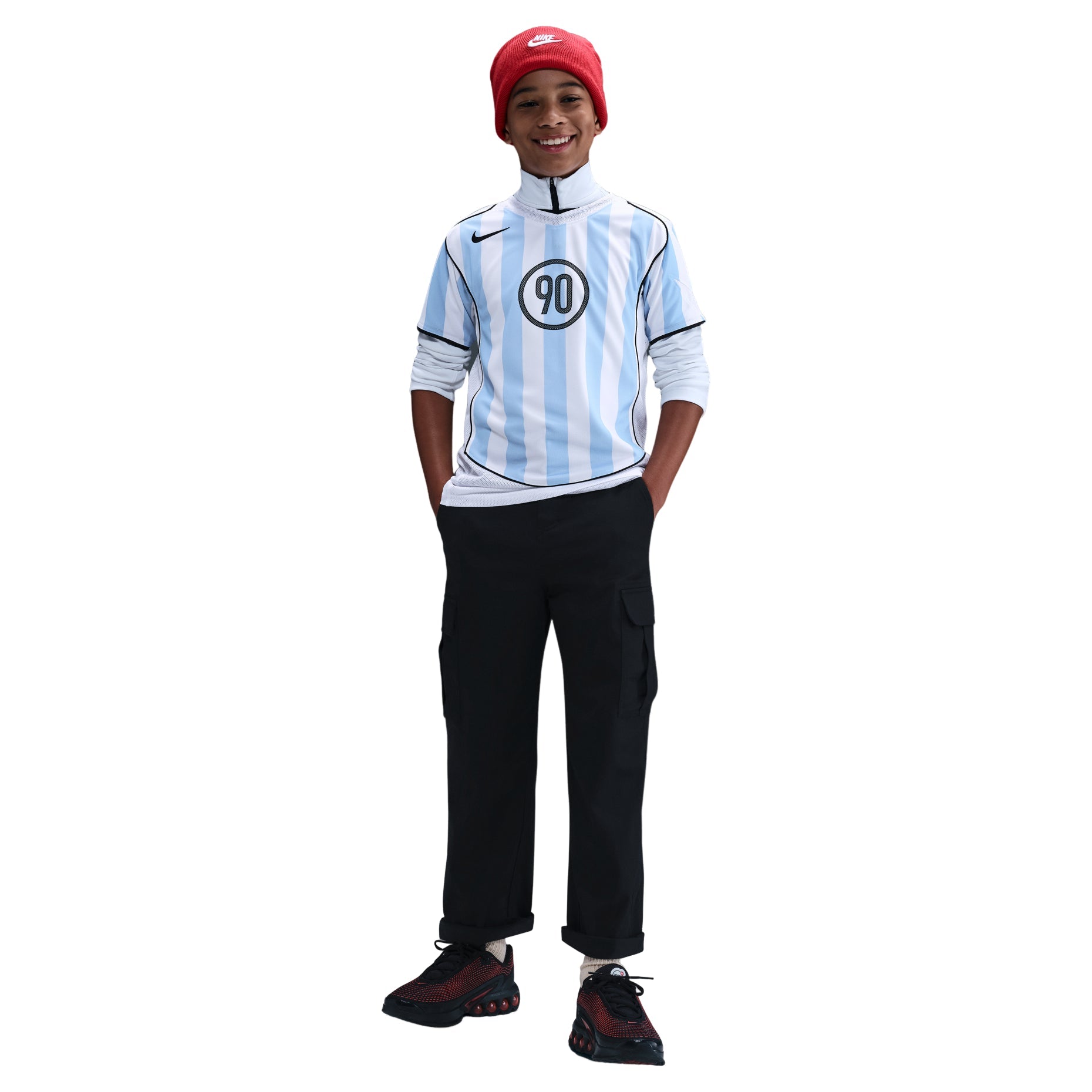 (GS) Nike Total 90 Dri-Fit Soccer Jersey 'Psychic Blue' II9784-422