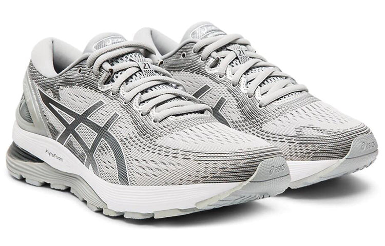 (WMNS) ASICS Gel-Nimbus 21 Wide 'Mid Grey Silver' 1012A155-020