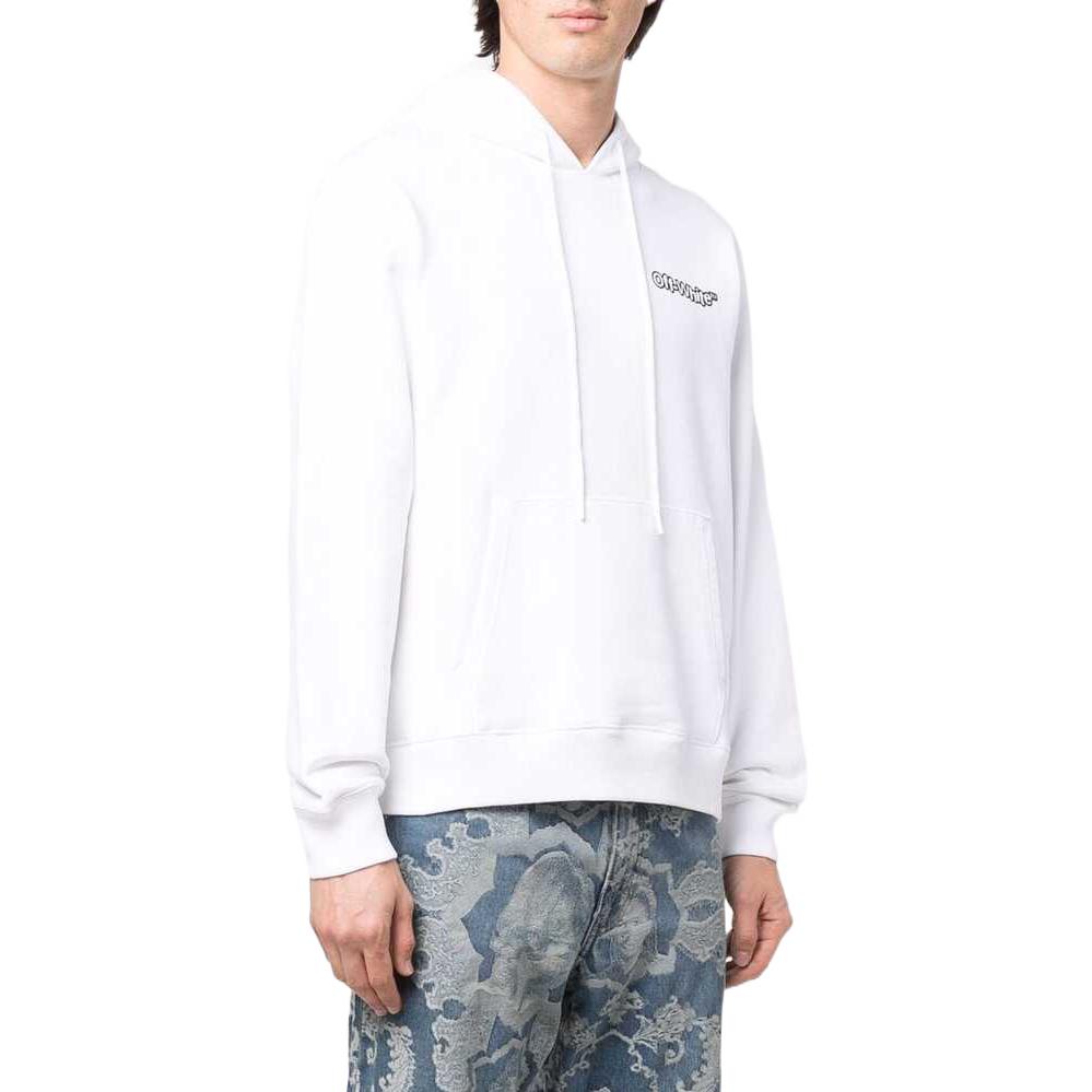 Men's Off-White SS22 Solid Color Logo Printing White OMBB097S22FLE0130110