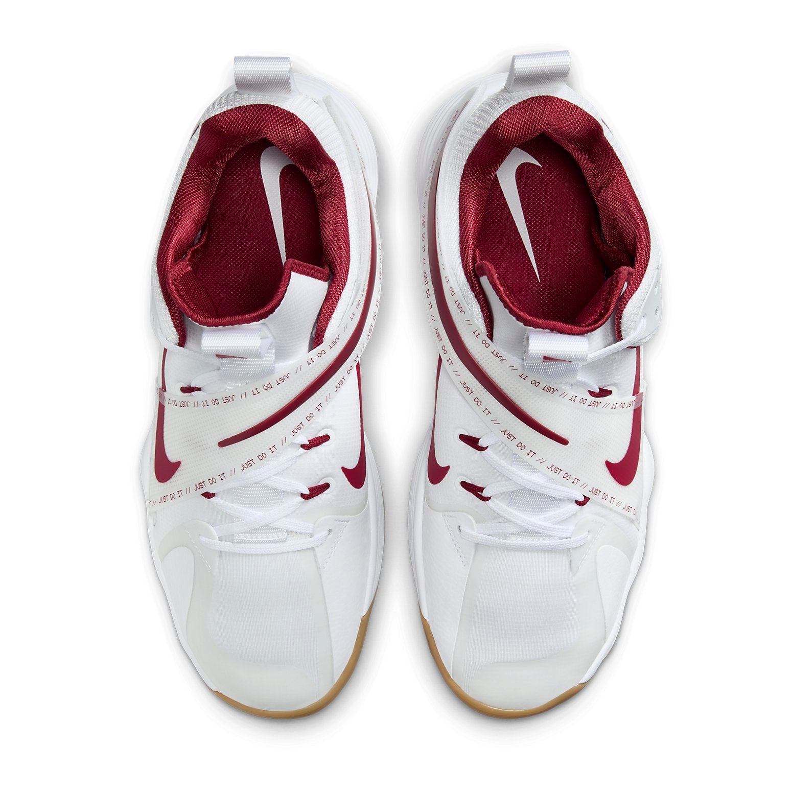 Nike React HyperSet LE Indoor Court Shoes 'White Red' DJ4473-101