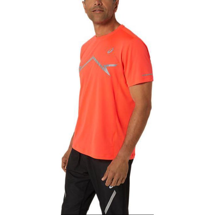 ASICS Lite-Show Short Sleeve Logo Tee 'Orange' 2011D026-600