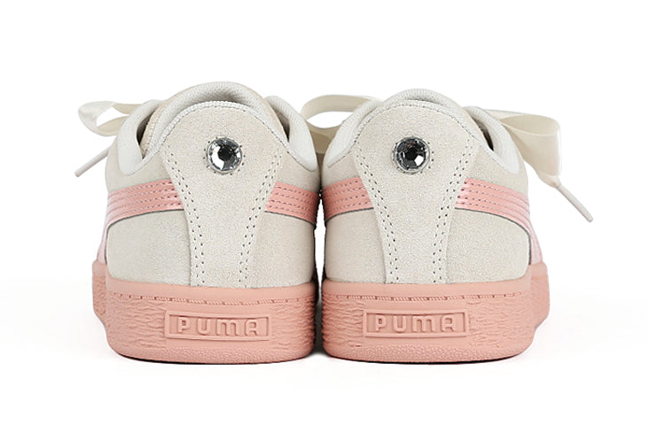 (PS) PUMA Suede Heart Jewel Ps Casual Shoes Beige 365139-02
