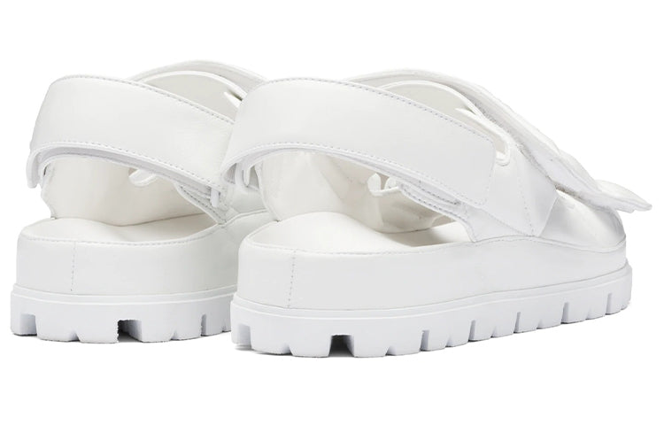 (WMNS) PRADA Padded Nappa Leather Sandals 'White' 1X721M_038_F0009_F_020