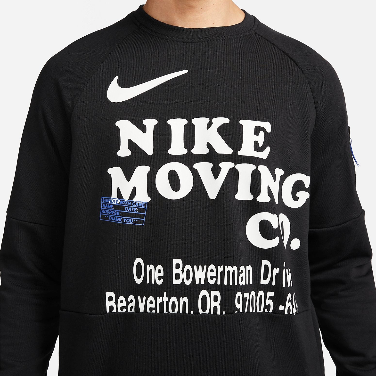 Nike Dri-FIT Dry Moving Co Long Sleeve T-Shirt 'Black' DX0902-010