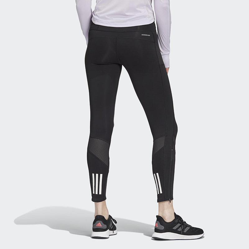 (WMNS) adidas Own The Run Tights Asia Sizing 'Black' FS9832