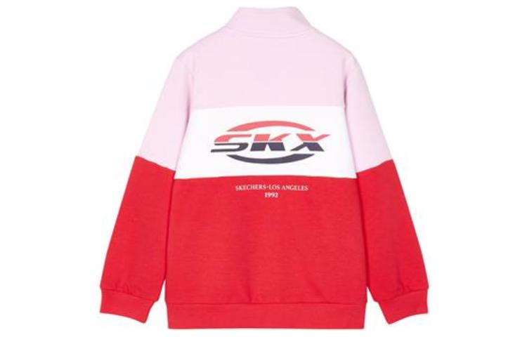 (GS) Skechers SKX Classic Alliance Series Knit Suit 'Red Grey' P122G018