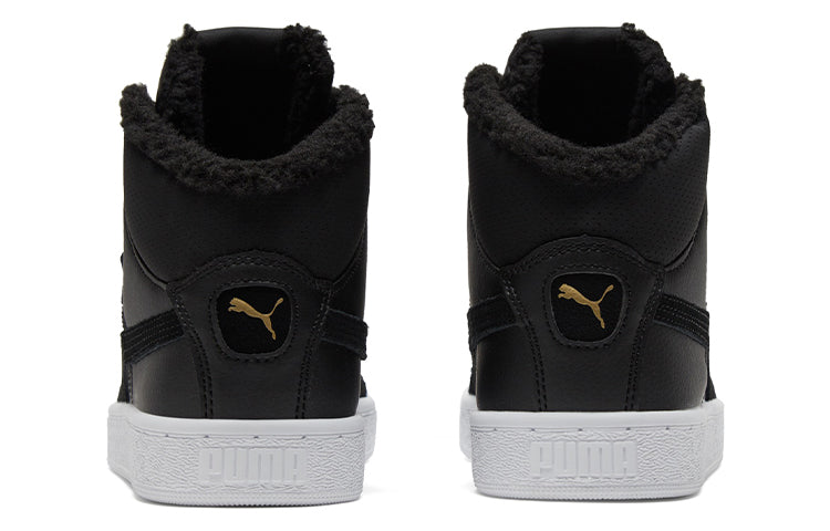 PUMA 1948 Mid Lfur Mid-Top Fleece Lined Casual Skate Shoes Unisex Black 364977-01