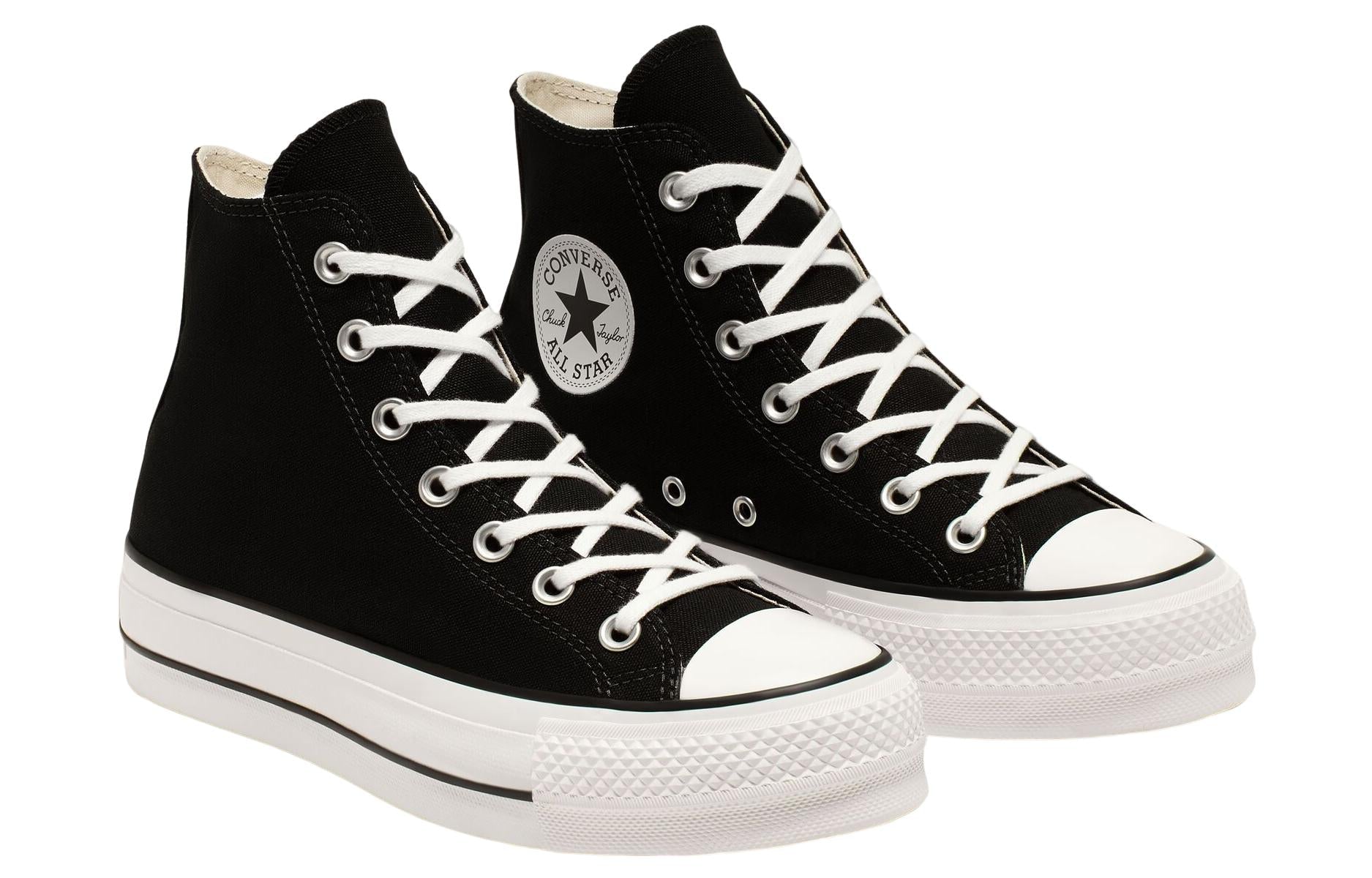 (WMNS) Converse Chuck Taylor All Star Lift High 'Black White' 560845F