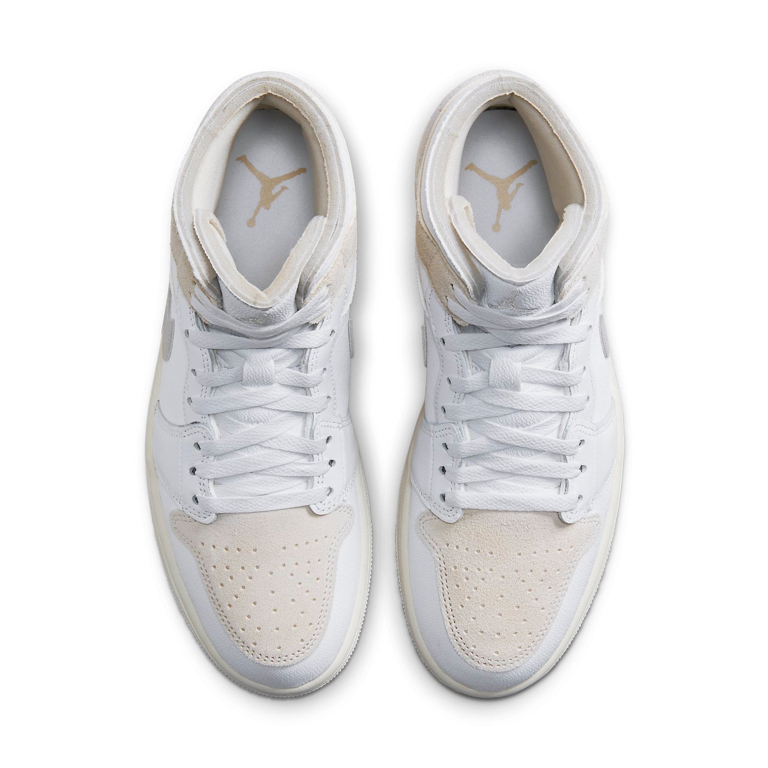 Air Jordan 1 Mid SE Craft 'Inside Out White Grey' DM9652-120