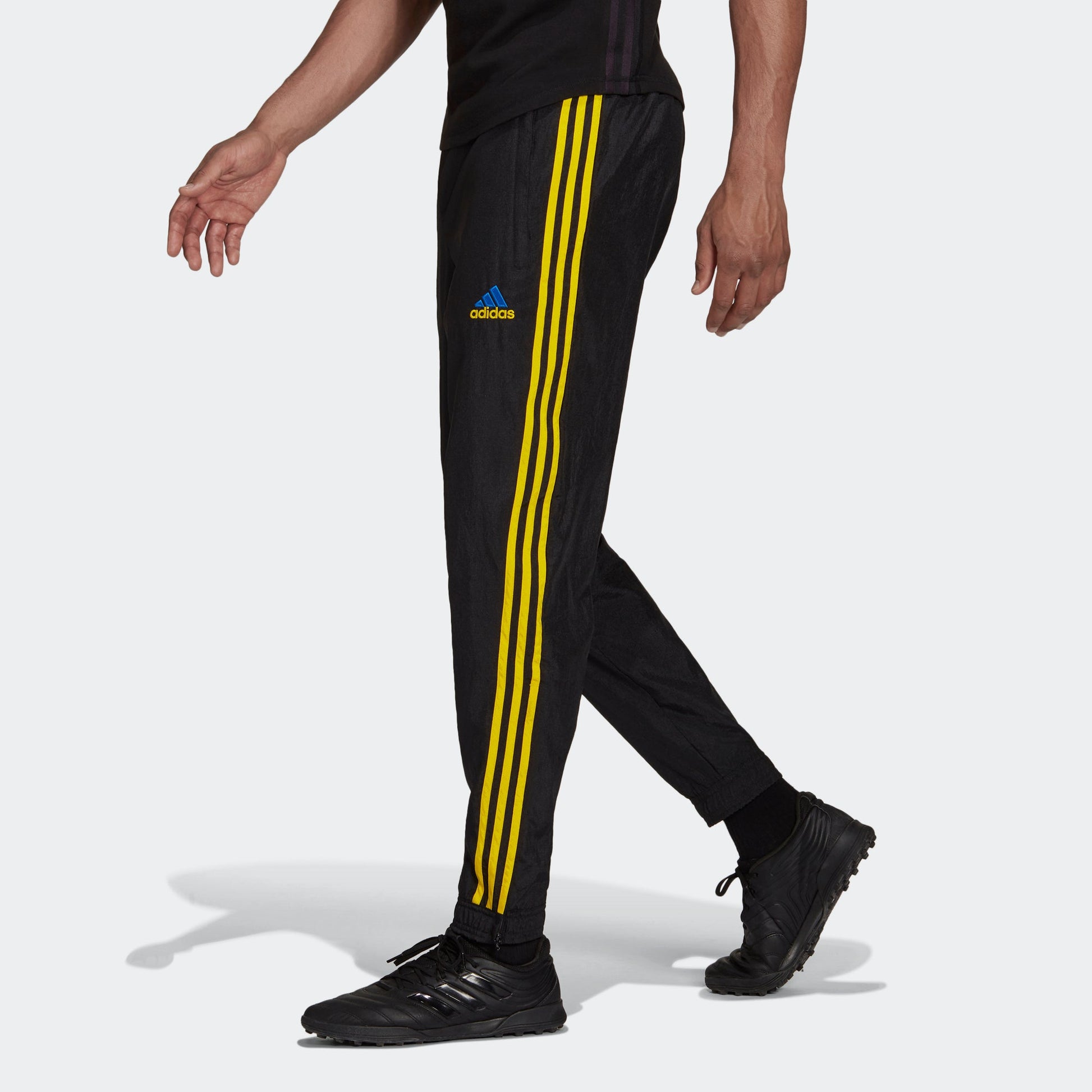 adidas Mufc Icon Wo Pn Contrasting Colors Soccer/Football Bundle Feet Sports Pants Black GR3878