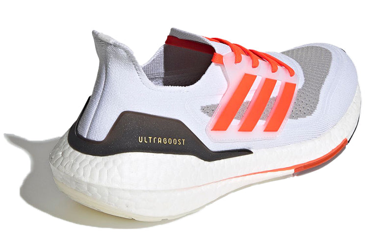 adidas Ultraboost 21 'White Solar Red' FZ1925