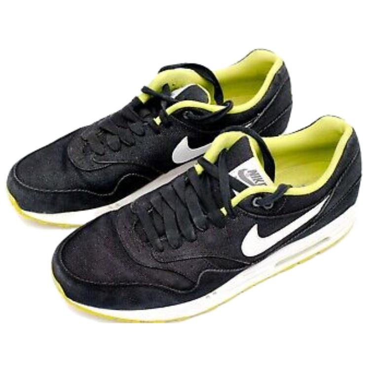 Nike Air Max 1 Premium 'Black Denim Cyber' 512033-019