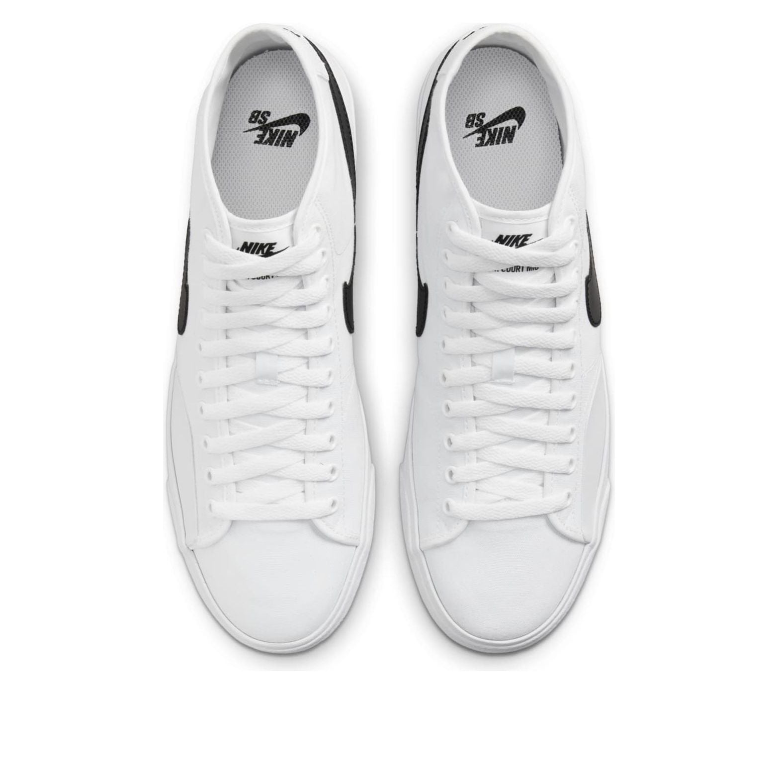 Nike Blazer Court Mid SB 'White Black' DC8901-100