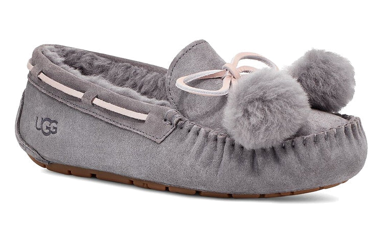 (WMNS) UGG Dakota Bow Pom 'Shade' 1124030-SHA