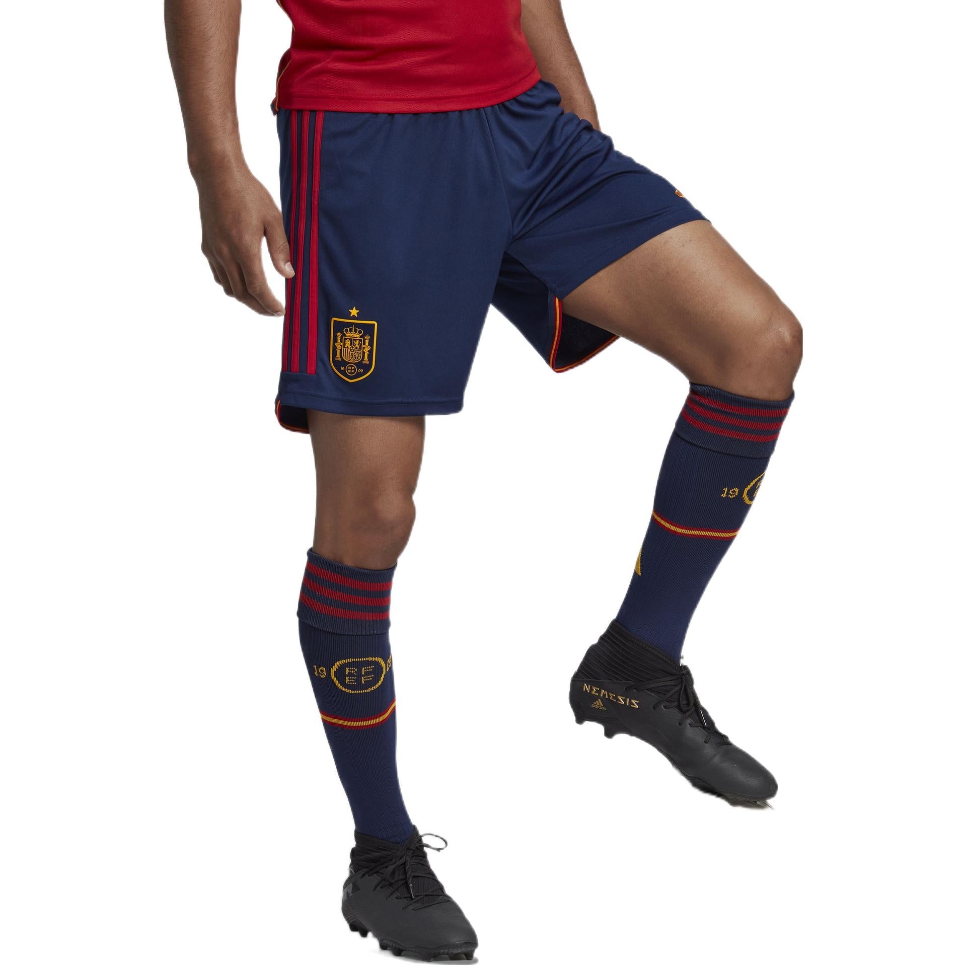 adidas Spain 2022 Home Shorts Asia Sizing 'Navy' HE2022