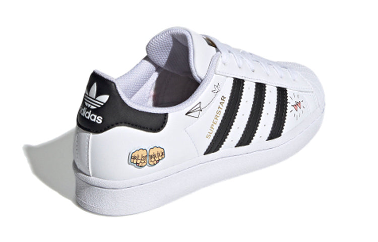 (GS) adidas Superstar J 'Girls Rule - White' FX5202