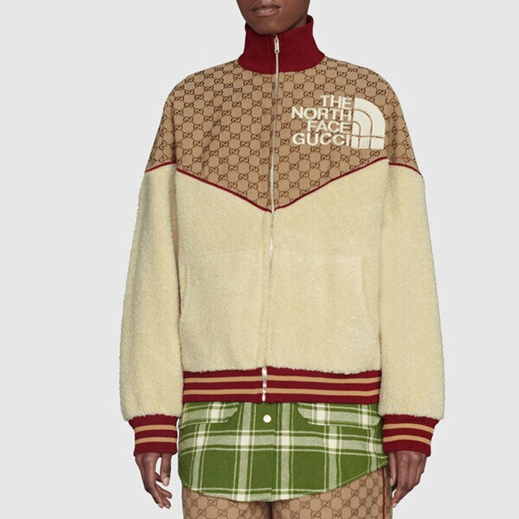 Gucci x The North Face Zip Jacket 'Beige Ebony' 672394-XJDS0-2102