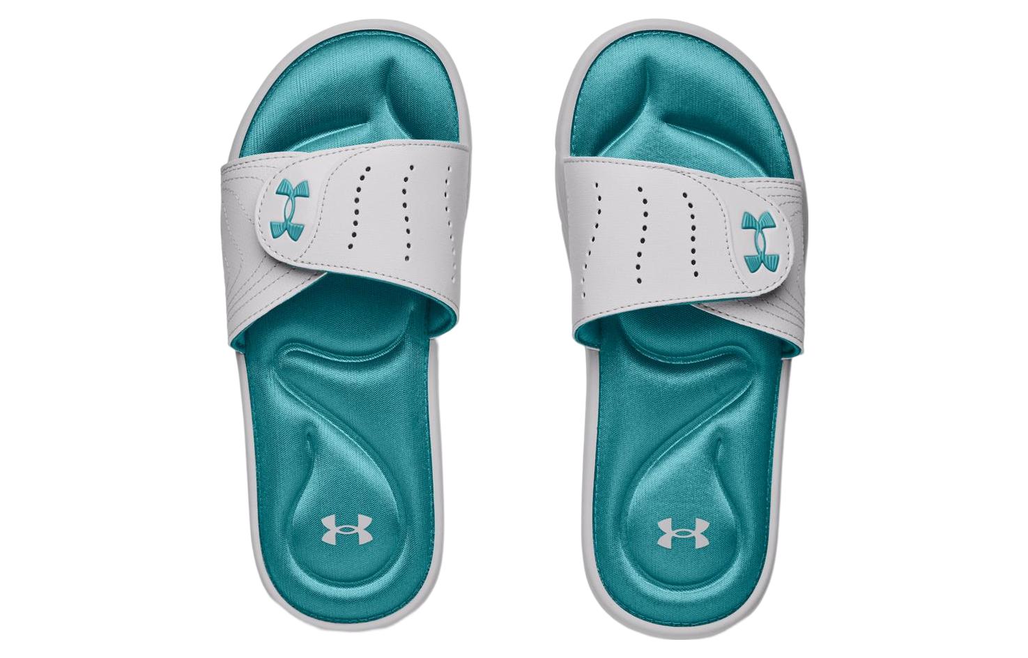 (WMNS) Under Armour Ignite 9 Slide 'Halo Grey Cosmos' 3022717-105
