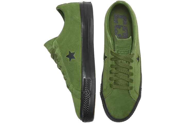 Converse One Star Pro Retro Low Tops Casual Skateboarding Shoes Unisex Green 166838C