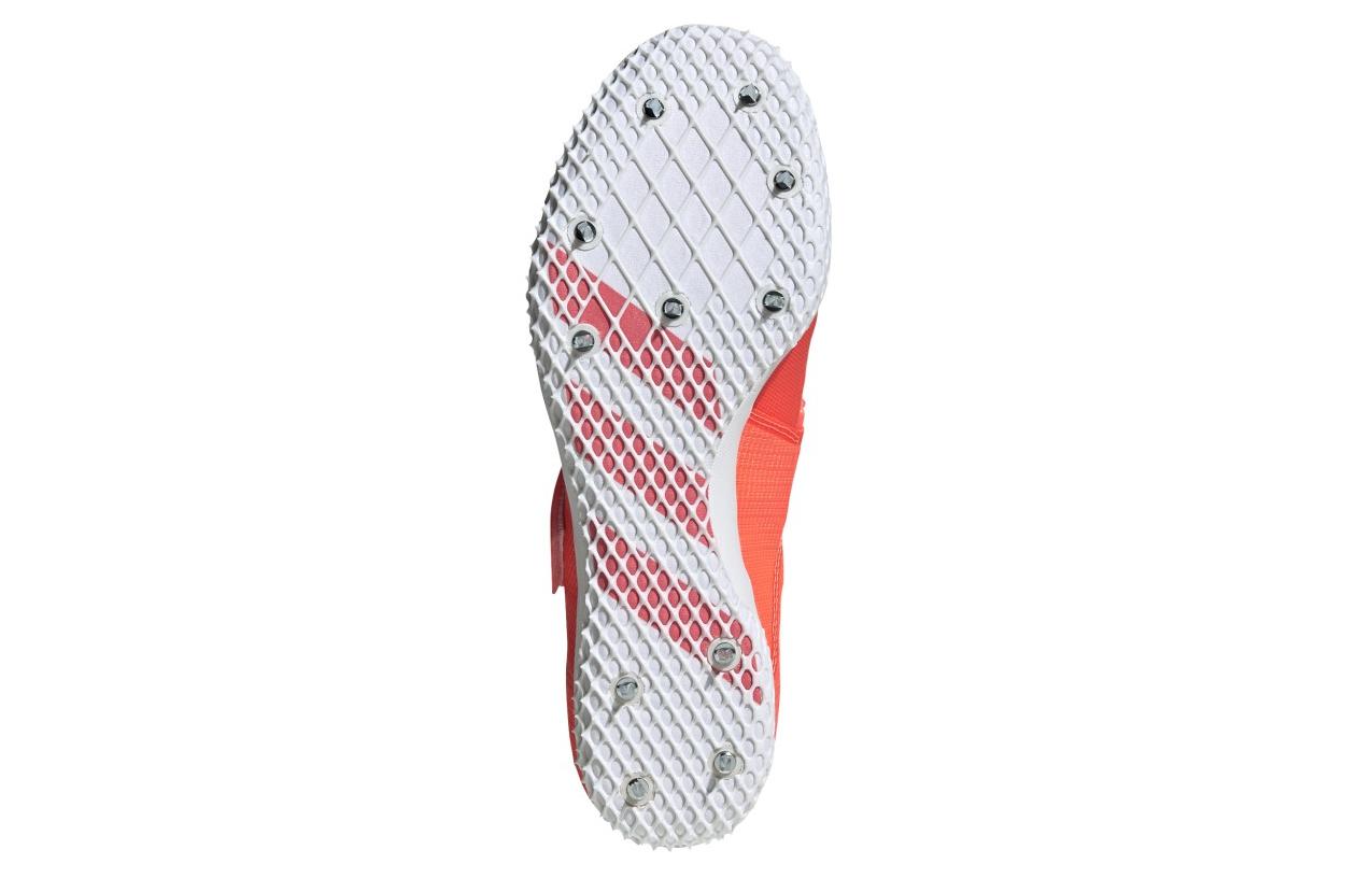 adidas Adizero High Jump 'Signal Coral Silver Metallic' EE4538