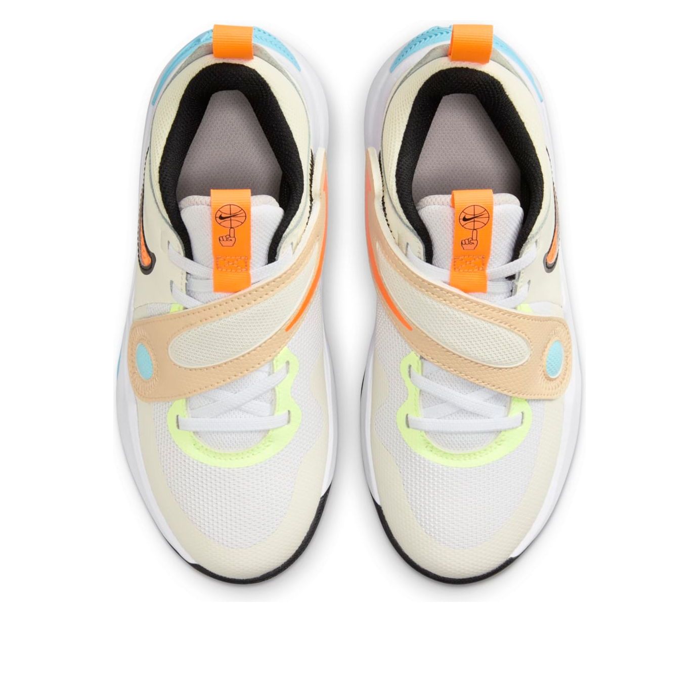(GS) Nike Team Hustle D 11 'White Orange' HF5735-181