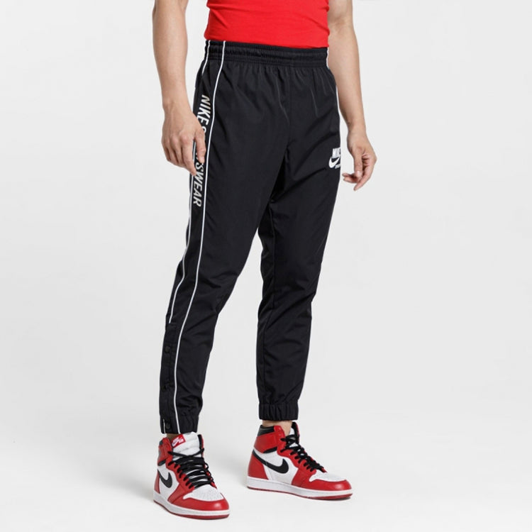 Men's Nike Windproof Woven Black Sports Pants/Trousers/Joggers AT5287-010