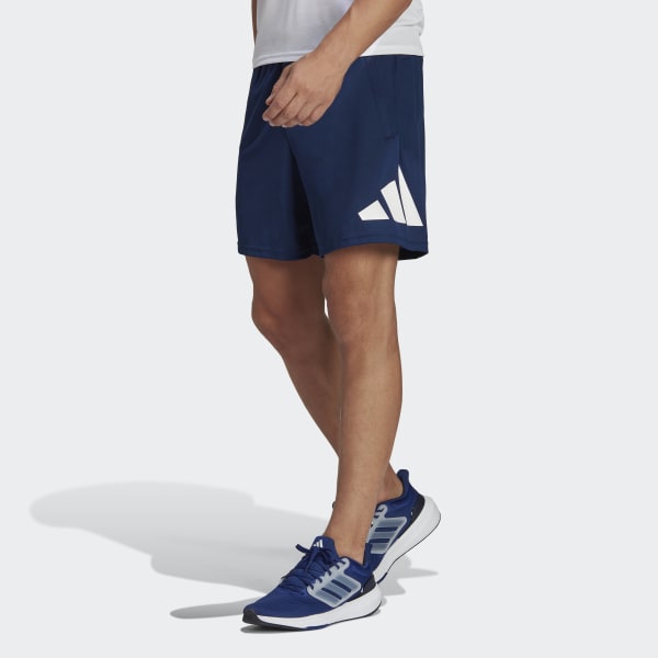 adidas Train Essentials Logo Training Shorts 'Navy' IB8124