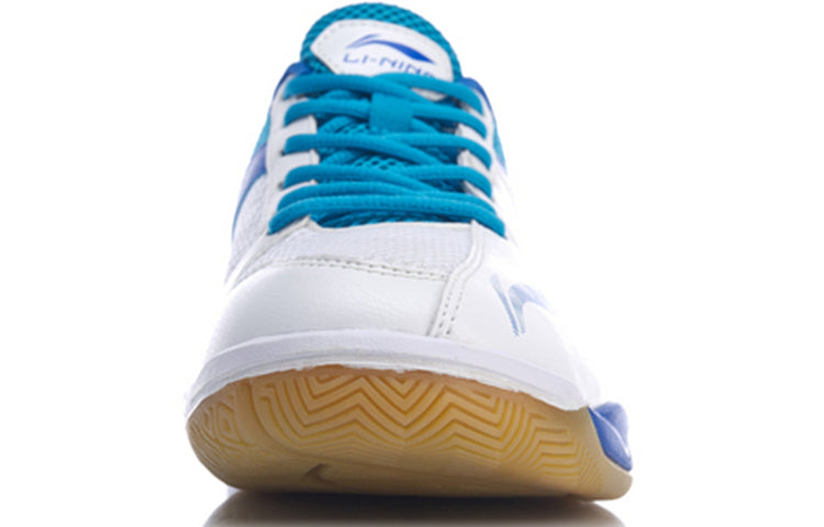 Li-Ning Badminton Training Shoes 'White Blue' AYTP061-2