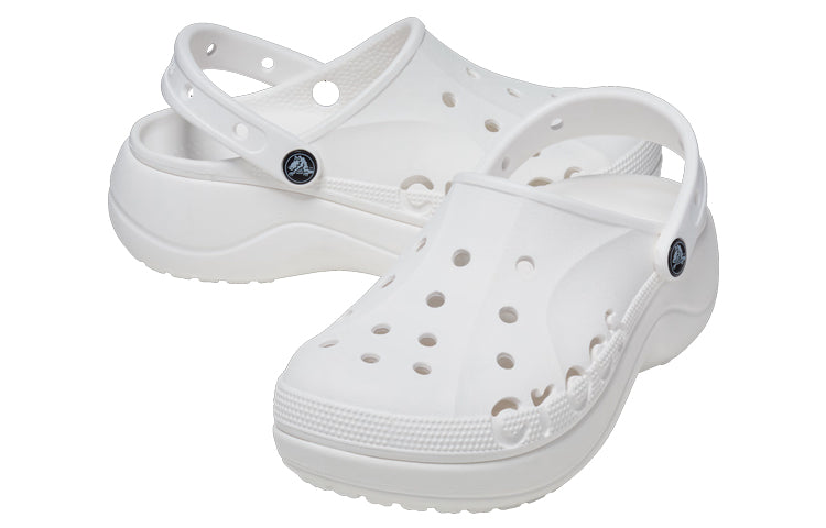 (WMNS) Crocs Classic Baya Platform Slide 'White' 208186-100