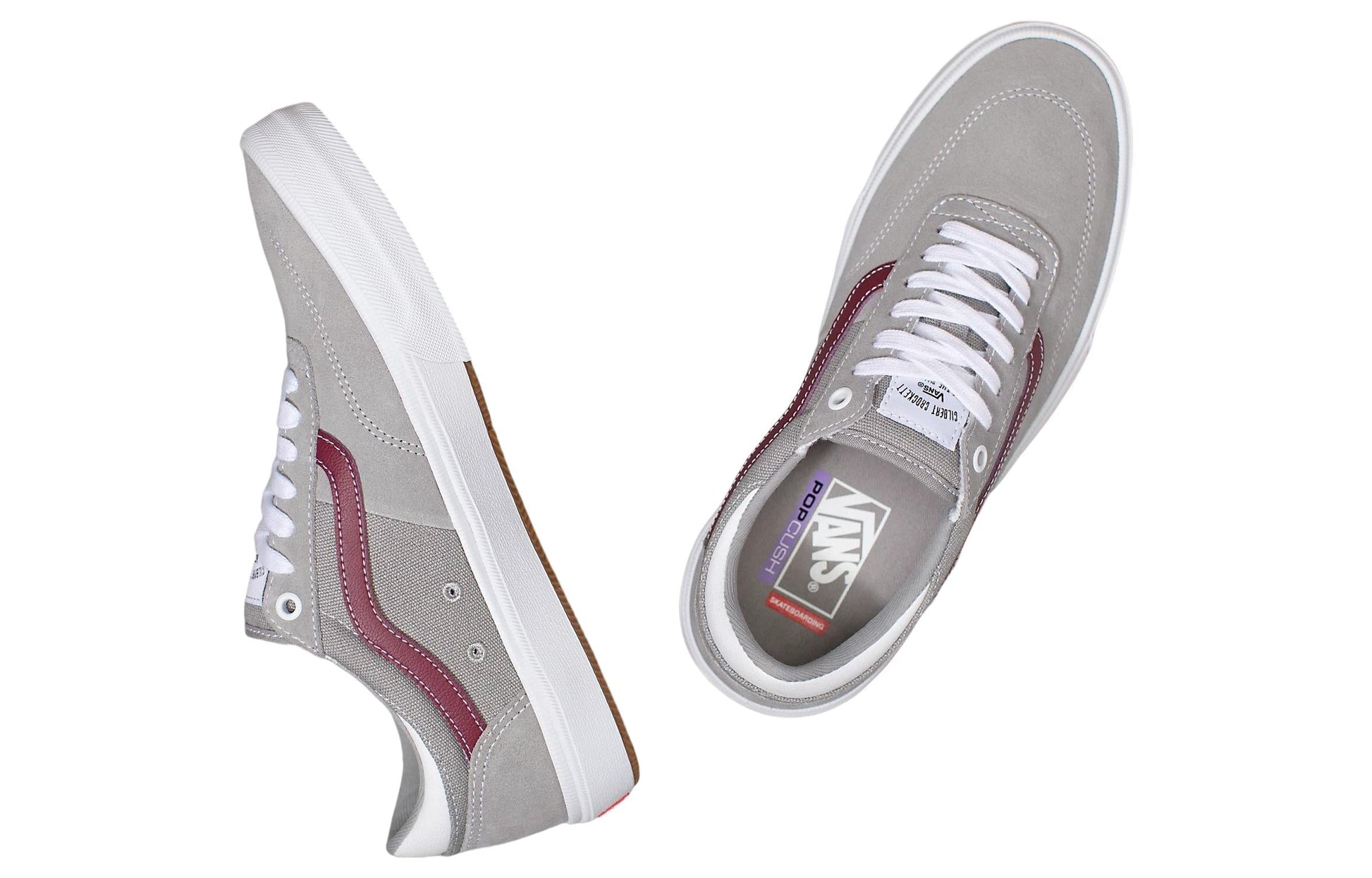 Vans Gilbert Crockett Pro 'Gray Wine Red' VN0A5JIF9DK