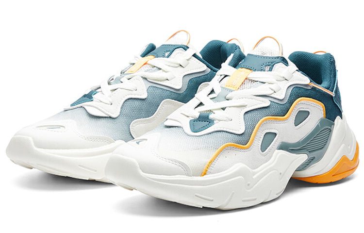 ANTA Life Collection Dad Shoes 'White Teal Yellow' 112038883-3