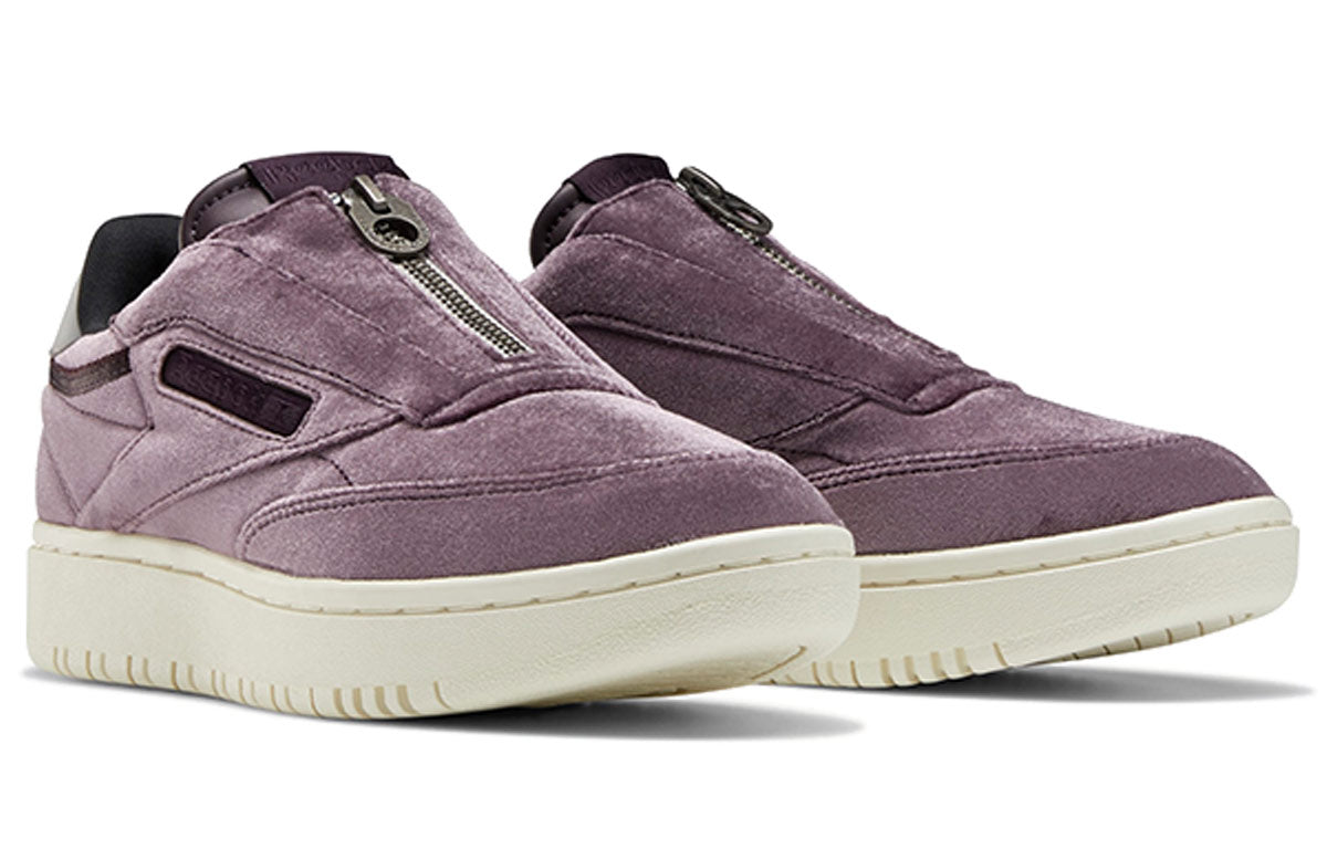 (WMNS) Reebok Club C Double Zip 'Grey Purple' FW1264